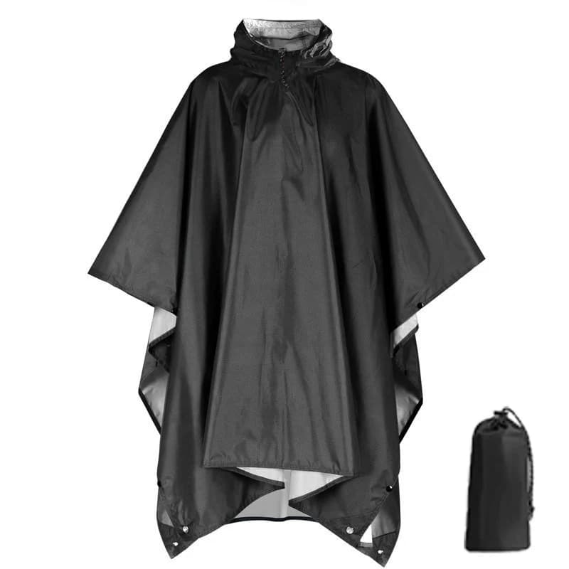 Poncho de pluie robuste pour sac à dos, imperméable, léger, pour adultes, Camping d'urgence, impermé