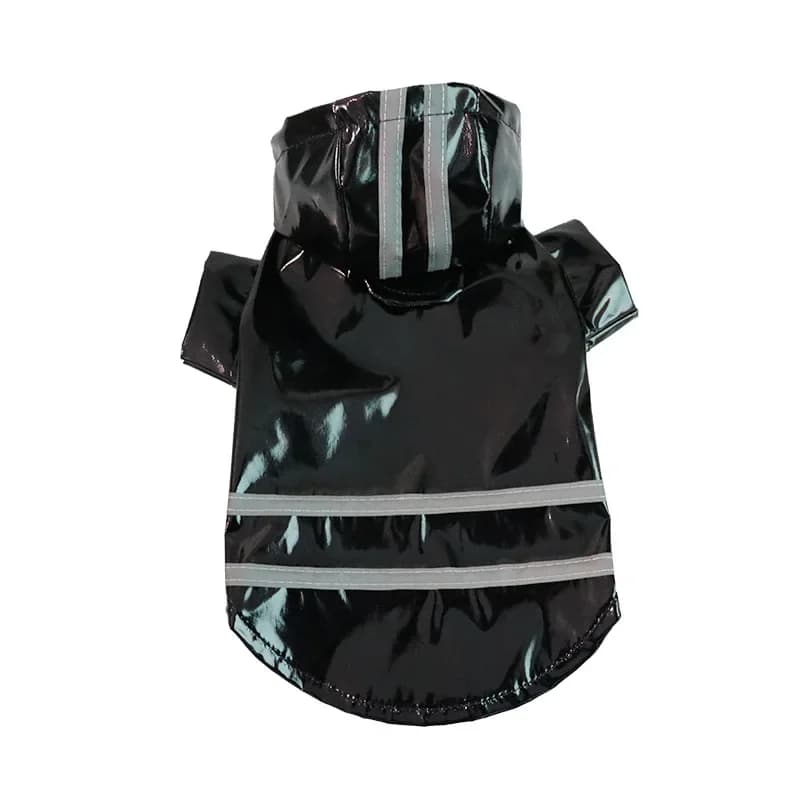 Petit chien imperméable réfléchissant imperméable coupe-vent chien manteau chiot chats imperméable C