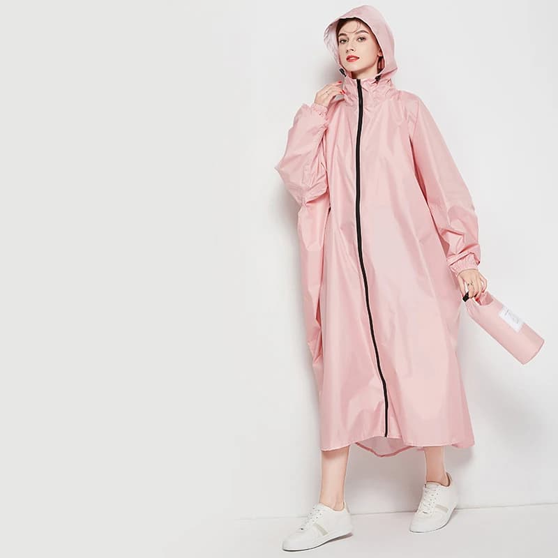 Manteau de Pluie Long et Épais pour Femme et Homme, Imperméable, Grande Taille, pour Adultes, Randon