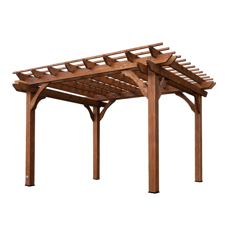 Pergola en bois imperméable extérieure Bioclimatique pour gazébo De jardin Pergolas De jardin