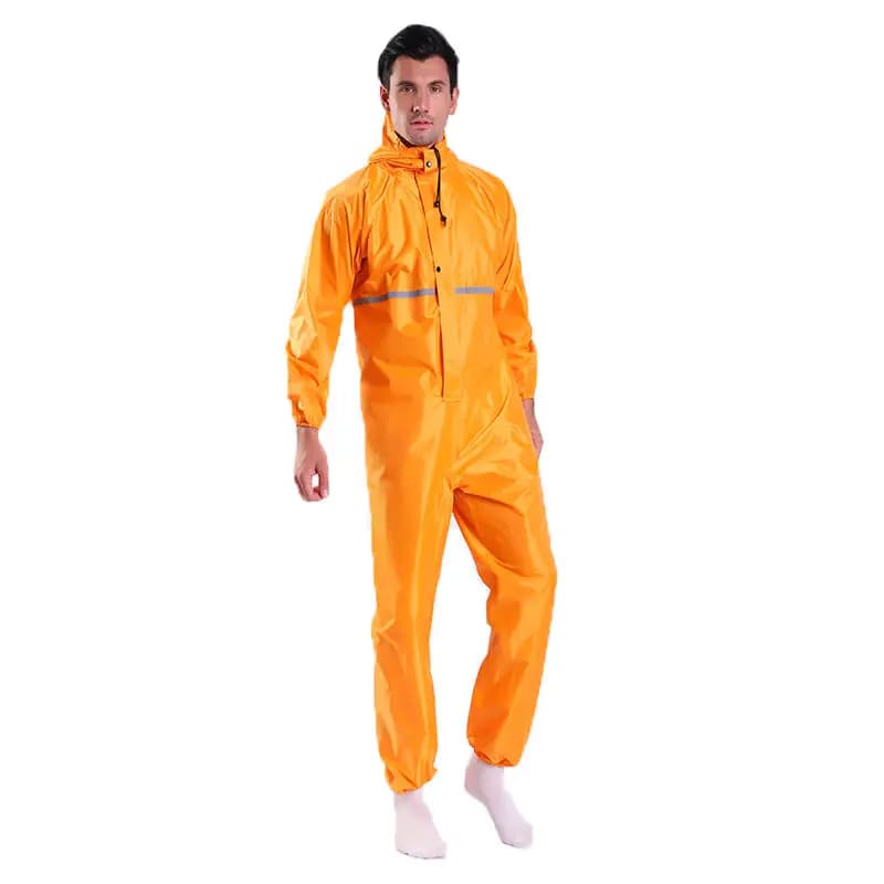Salopette une pièce anti-poussière pour hommes, imperméable à capuche, imperméable, antistatique, sa