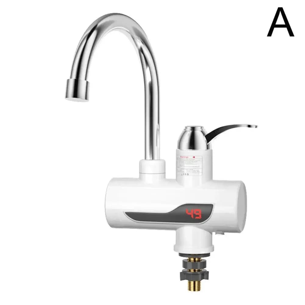 Robinet chauffe-eau électrique instantané 3000W, sans réservoir, affichage de la température du robi