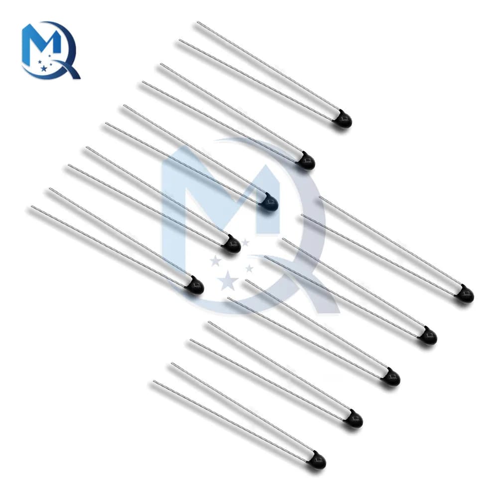 Thermistance NTC de mesure de température 10K 1% B3435 MF52A103F, résistance thermique, 10 pièces/pa