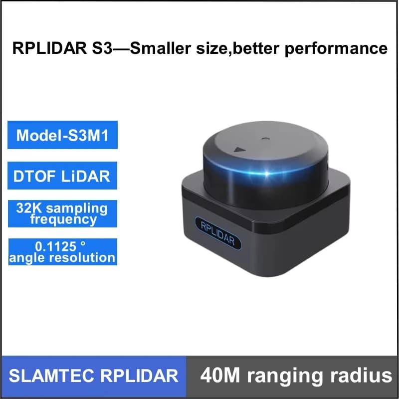 Capteur RPLIDAR S3 (40M) SLAMTEC S3M1 Capteur LIDAR TOF