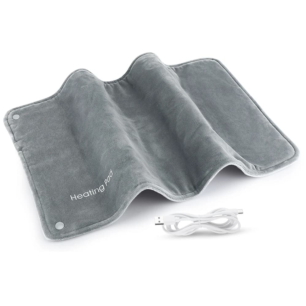 Coussin chauffant électrique portable en graphène USB, chauffe-mains d'hiver, couverture thermique p