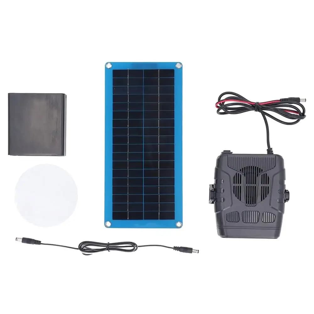 Réchauffeur de panneau solaire unique 30W, chargeur de panneau solaire de voiture avec chauffage, Ki