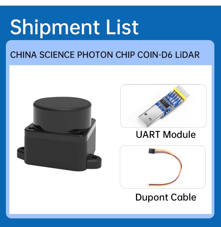 Lslidar N10 360 °   Kit Lidar, capteur radar laser TOF, 25m, 30000 Lux, anti-éblouissement, prise en