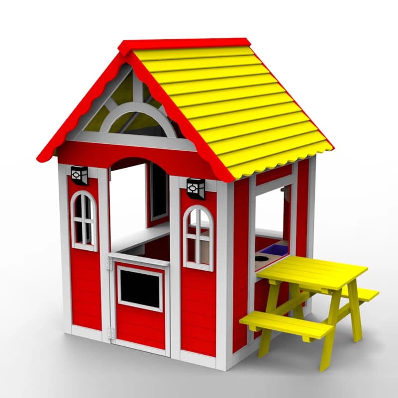 Vente directe d'usine, maison de jeu en bois pour enfants