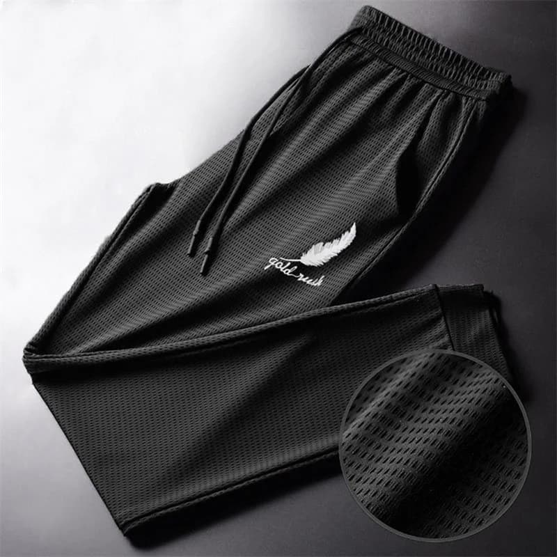 Pantalon léger à séchage rapide pour homme, mode, randonnée, jogging, course à pied, respirant, entraînement, salle de sport, rinçage, pantalon athlétique noué