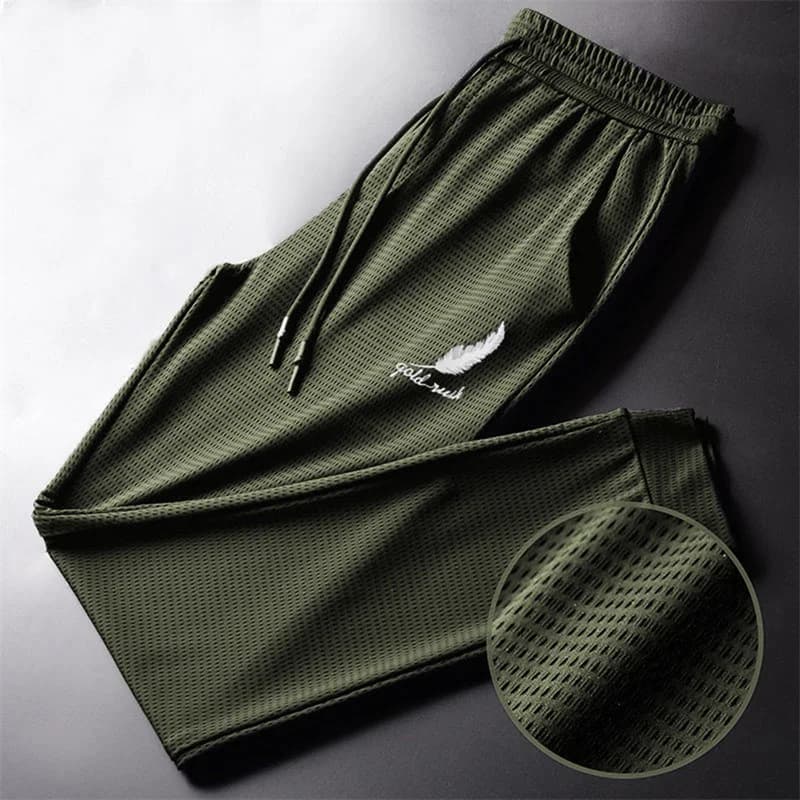 Pantalon léger à séchage rapide pour homme, mode, randonnée, jogging, course à pied, respirant, entraînement, salle de sport, rinçage, pantalon athlétique noué