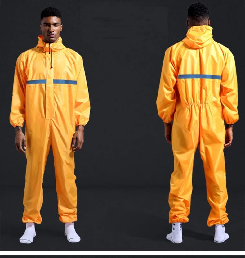 Salopette imperméable imperméable à capuche combinaison réfléchissante vêtements de travail anti-poussière peinture unisexe peintre vêtements de travail combinaisons de travail de sécurité