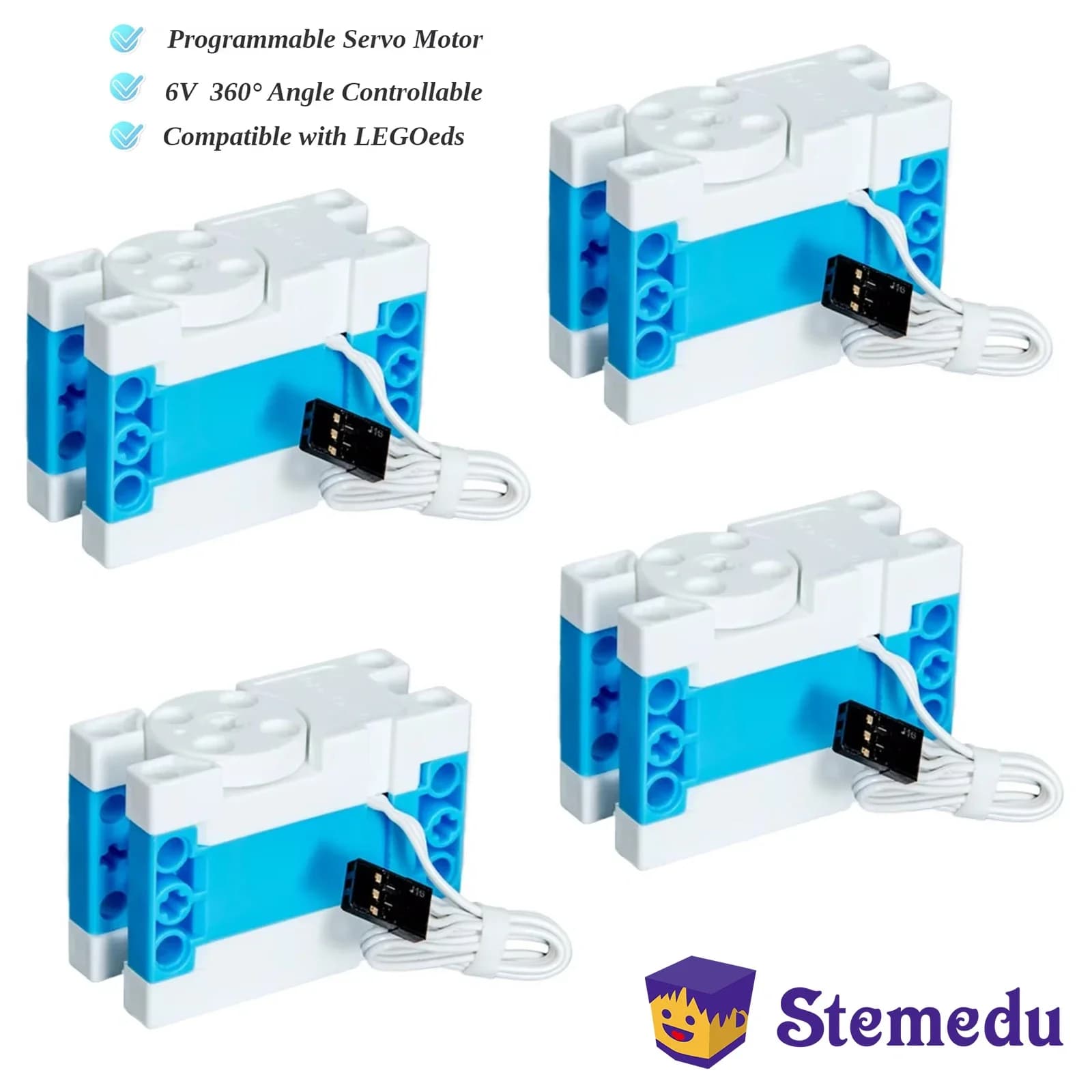 Geekservo-Servomoteur numérique programmable, angle de 360 °, couple élevé contrôlable, bras robotiques, compatible avec LePetrol, bricolage, 5kg, 6V