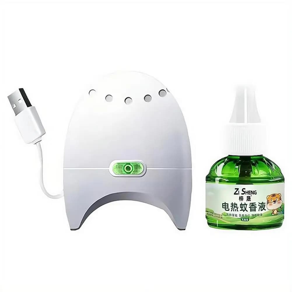 Répulsif anti-moustiques USB pour voiture, diffuseur électrique portable de liquide, pour véhicules, voyages, camping, silencieux, indispensable pour les nuits d'été