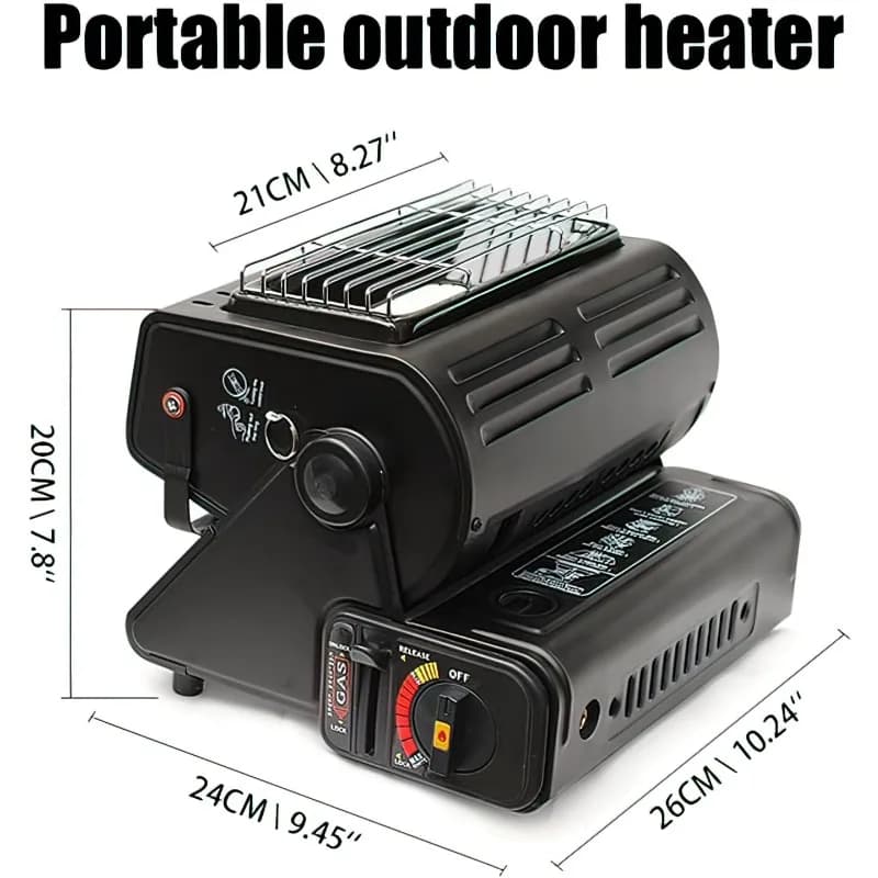 Réchaud de Camping à gaz multifonctionnel, chauffage d'extérieur, chauffe-mains Portable pour survie, randonnée, tente de pêche, caravane, chauffage d'urgence