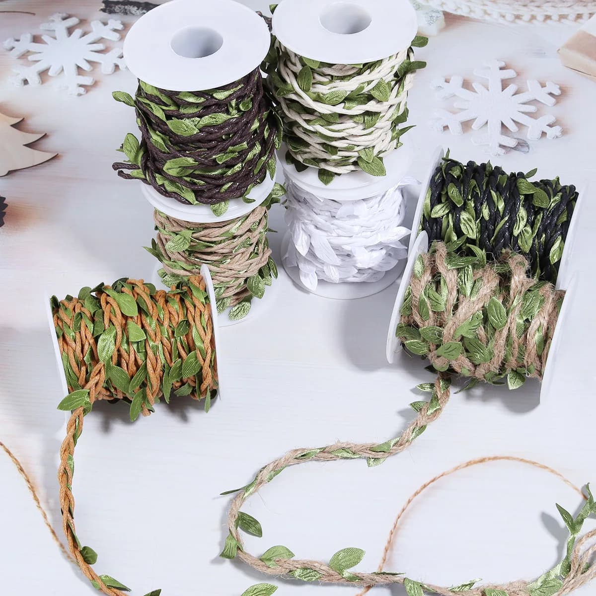 Feuilles de vigne artificielles en rouleau
