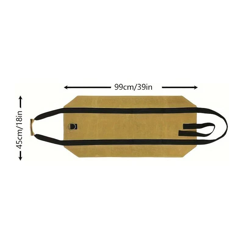 Sac de rangement de bois de chauffage de grande capacité, porte-bûches en bois étanche et résistant aux rayures, support de bois de Camping en plein air, sac de transport en bois