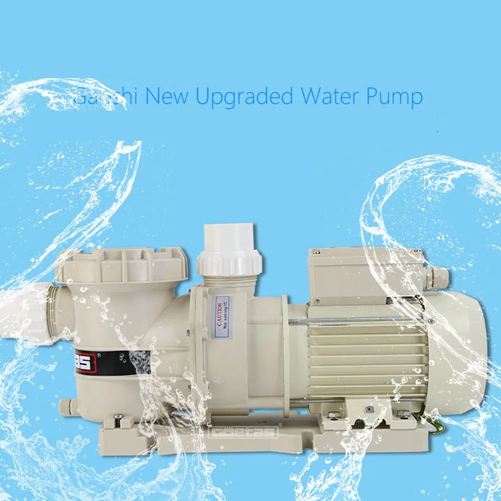 Pompe à eau de cowculation pour piscine 220V, pompe de piscine spa, pompe à eau de bain à haute température, booster de chauffage 1,2 hp/1,5 hp