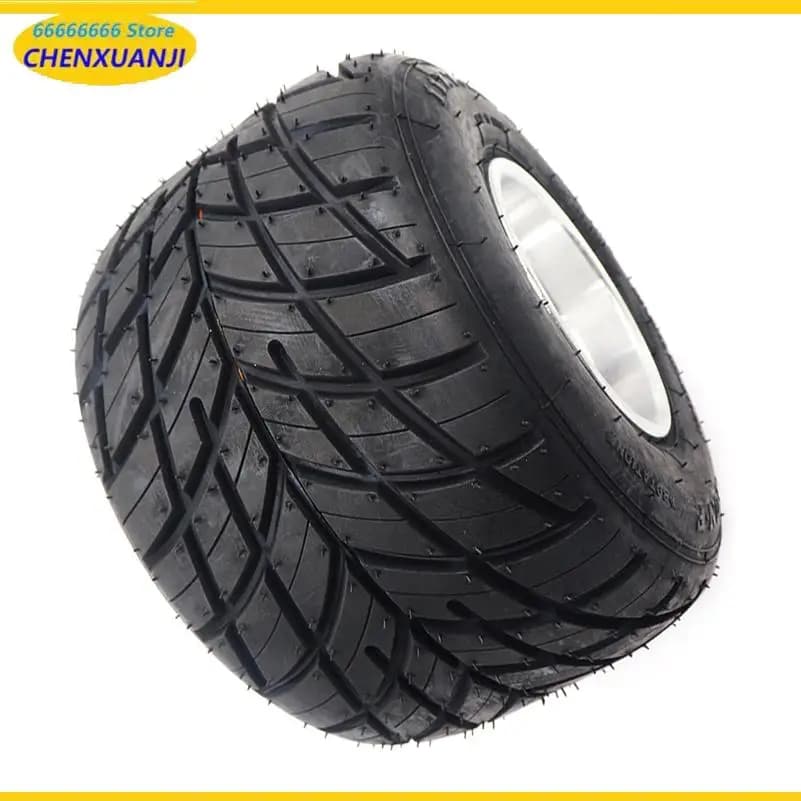 Pneus tubeless pour la pluie 10x4.50-5 11x7.10-5 pouces avec roues en aluminium pour karting, accessoires pour karting à roues avant et arrière, pour drift.