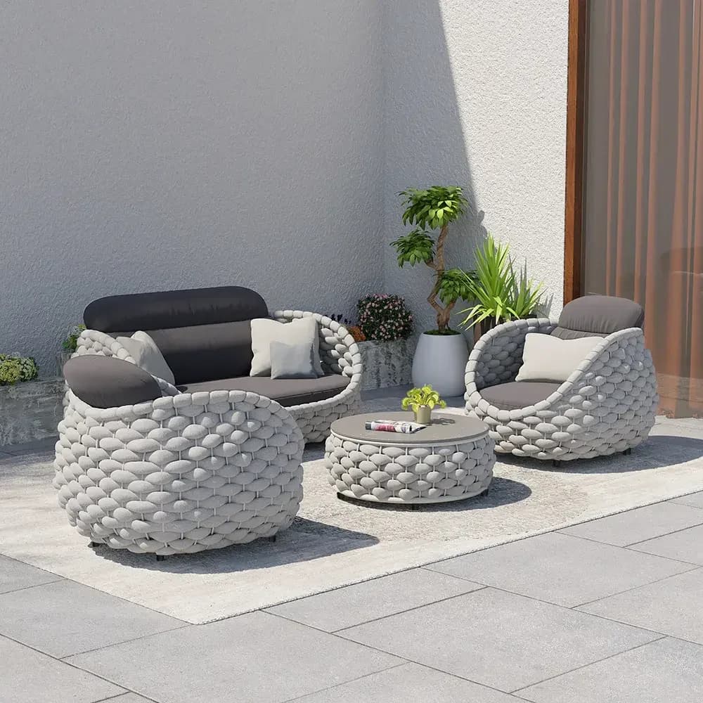 Coussin imperméable pour terrasse d'extérieur