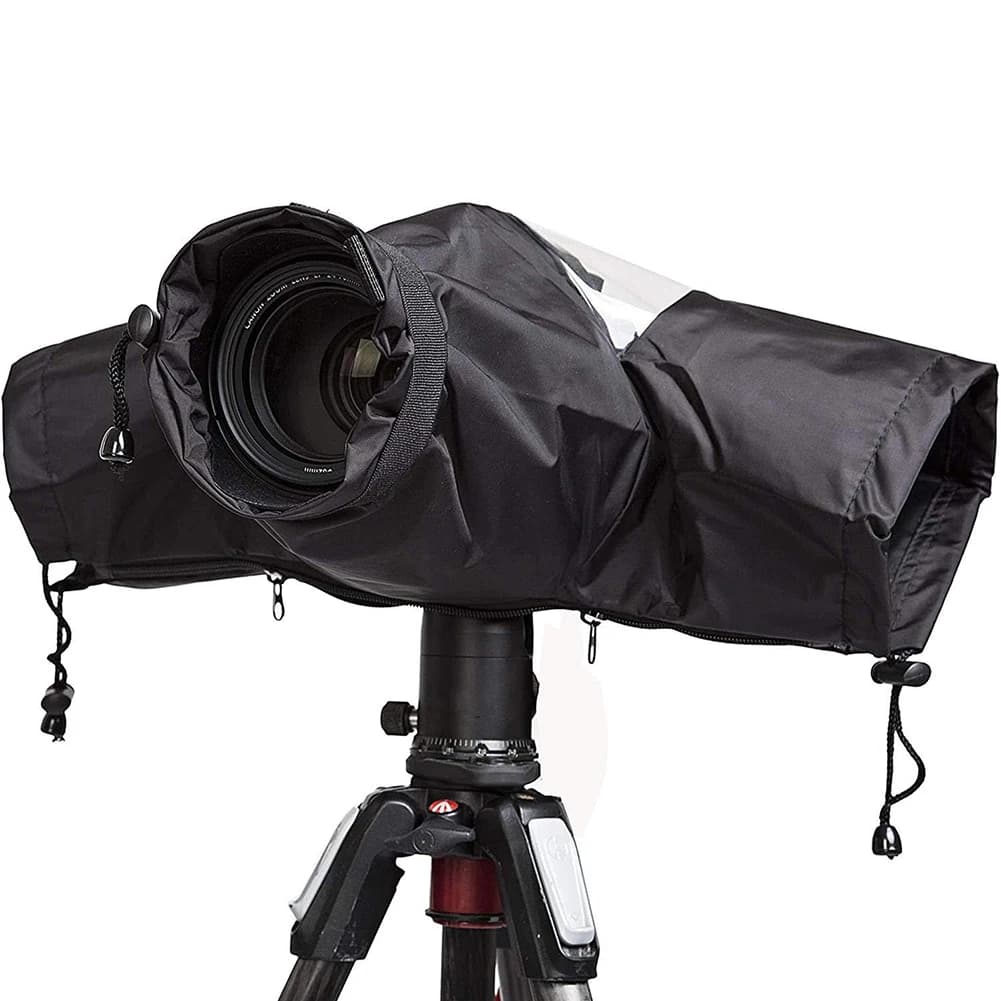 Housse de pluie pour appareil photo étanche, noire, accessoires portables imperméables pour appareil photo reflex numérique Canon Nikon Sony Panasonic Fuji