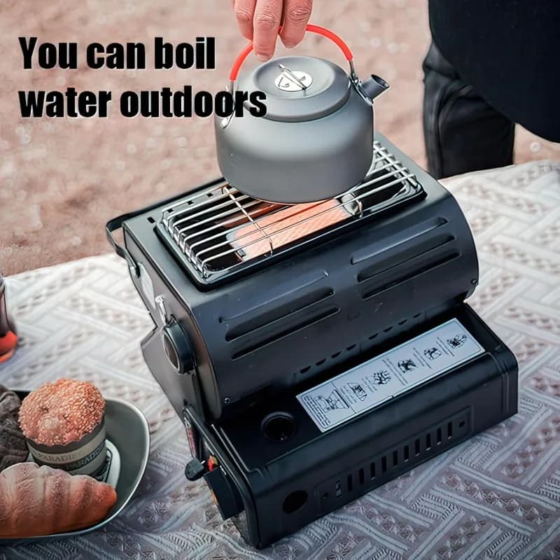 Réchaud de Camping à gaz multifonctionnel, chauffage d'extérieur, chauffe-mains Portable pour survie, randonnée, tente de pêche, caravane, chauffage d'urgence