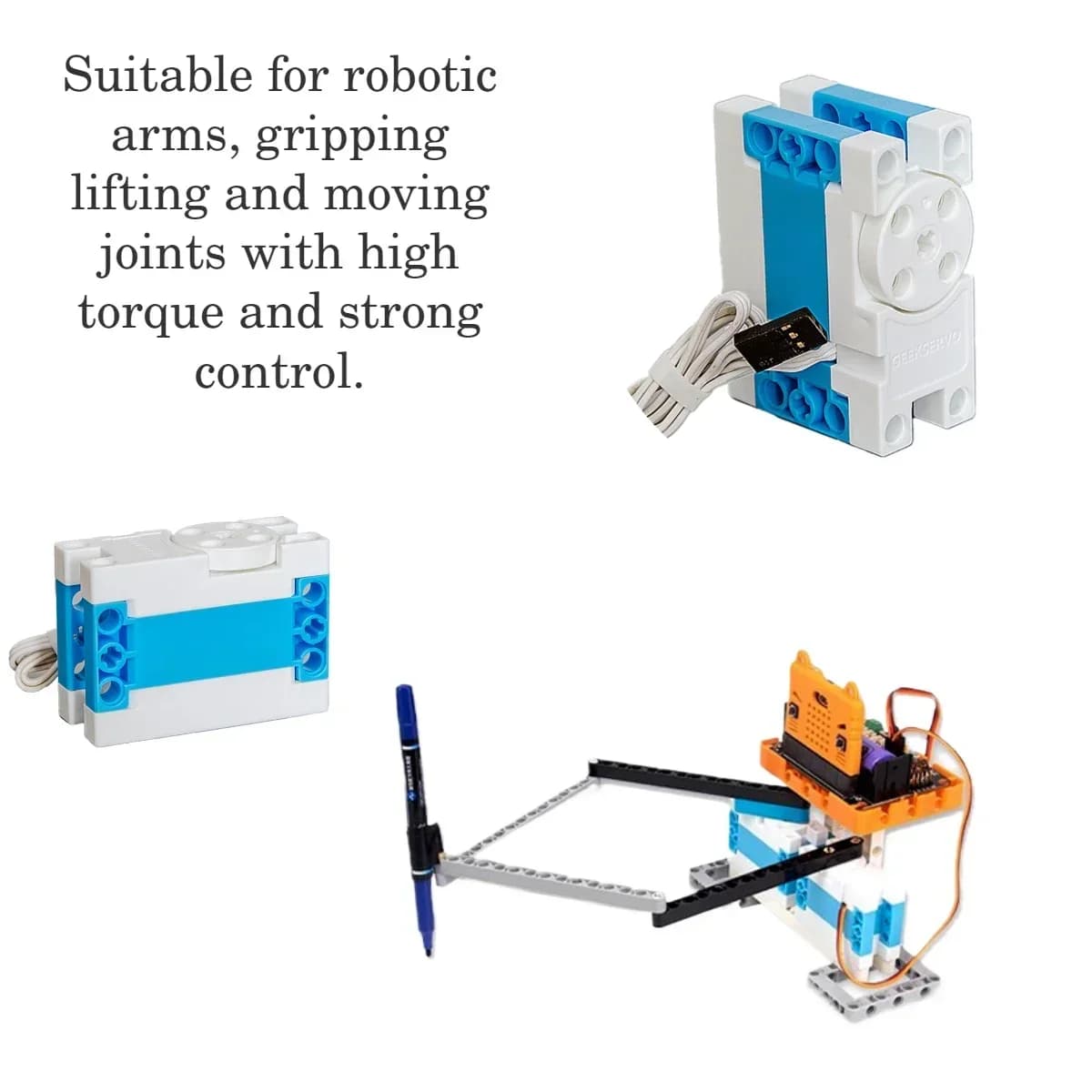 Geekservo-Servomoteur numérique programmable, angle de 360 °, couple élevé contrôlable, bras robotiques, compatible avec LePetrol, bricolage, 5kg, 6V