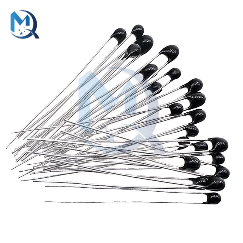 Thermistance NTC de mesure de température 10K 1% B3435 MF52A103F, résistance thermique, 10 pièces/paquet