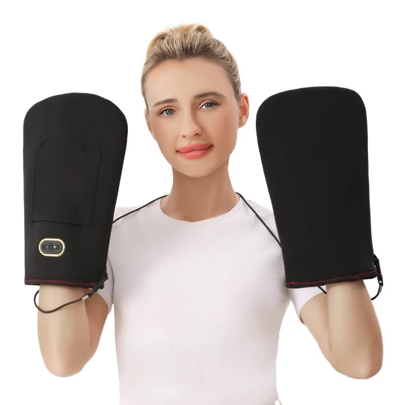 Muffler chauffant électrique vibrant pour les mains, avec compresse chaude, soulage la douleur et l'inconfort, blessures liées à l'hyperutilisation, port USB, usage familial, soin des mains