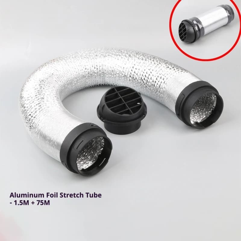 Conduit de chauffage de voiture Flexible de 75mm, facile à installer, tuyau de conduit d'air de chauffage, conduit de ventilation Flexible pour chauffage de stationnement Webasto Eberspacher