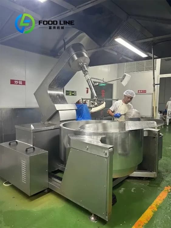 Machine de cuisson industrielle à agitation planétaire, mode de agitation multidirectionnel, évite la combustion des matériaux, assure un chauffage uniforme pendant le traitement