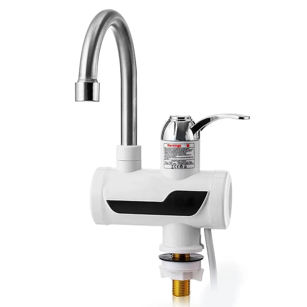 Robinet chauffe-eau électrique instantané 3000W, sans réservoir, affichage de la température du robinet, eau chaude, cuisine, j6tage