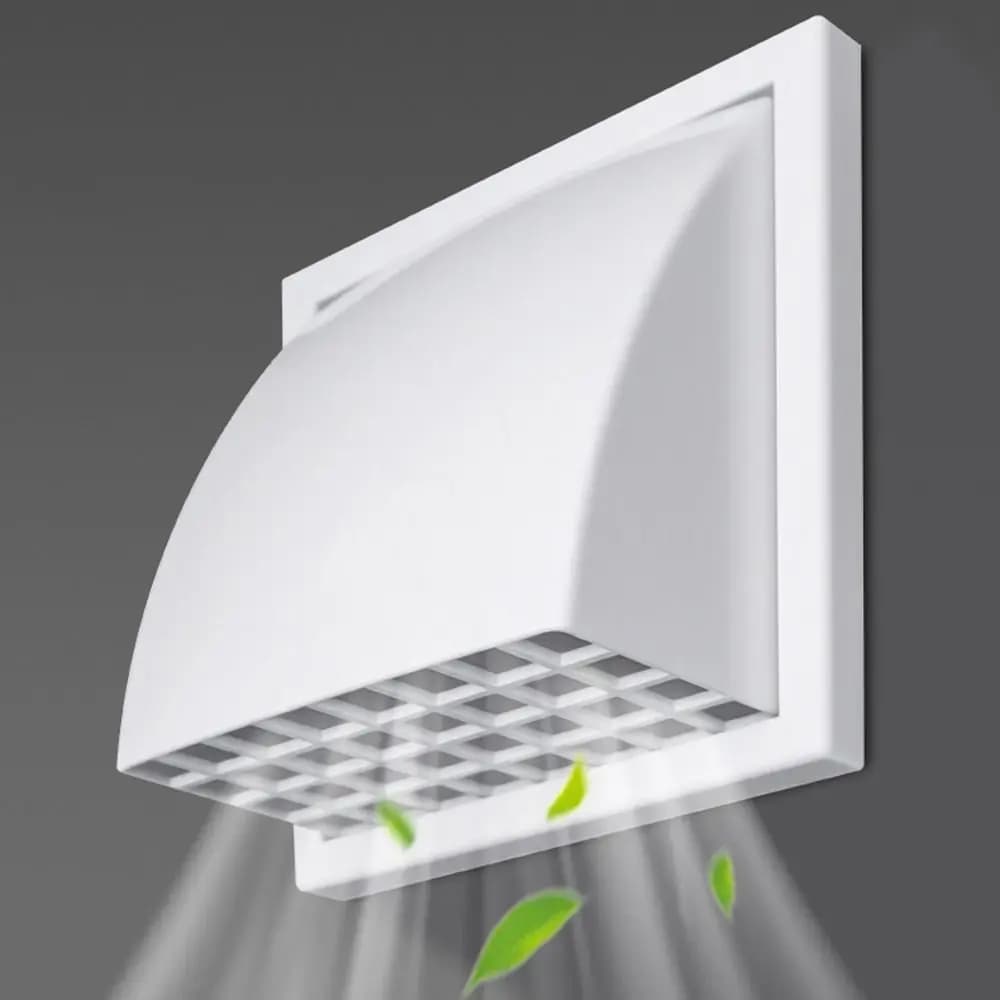 Grille de ventilation murale extérieure en ABS durable
