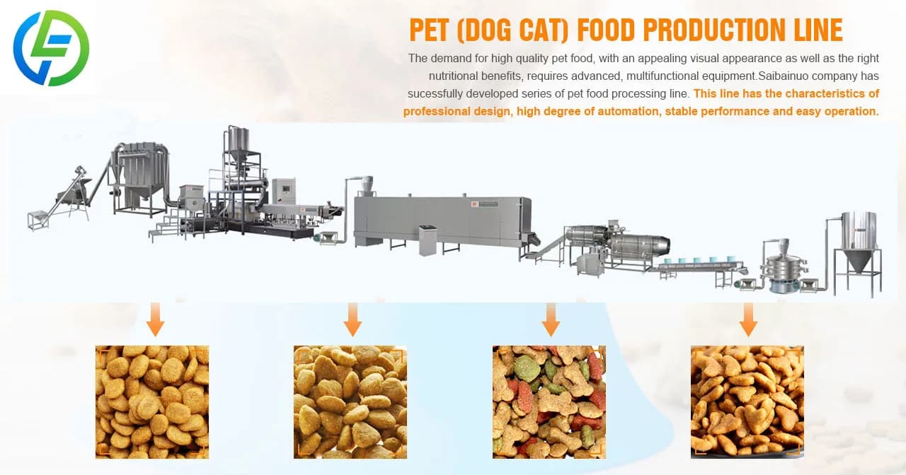 Machine à granulés pour aliments pour animaux de compagnie FOODLINE avec protection contre la surchauffe, pièces détachables et conception pour un nettoyage en profondeur facile