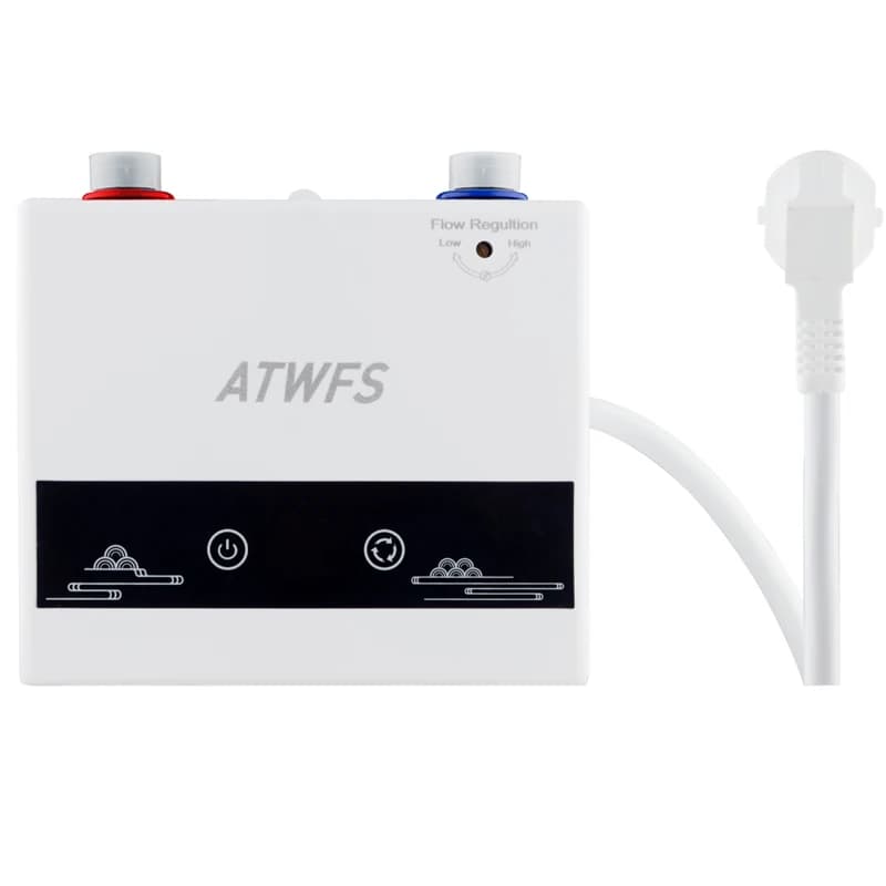 ATWFS chauffe-eau instantané 220V 4600W radiateurs électriques portables pour salle de bain douche d'eau chaude et chauffage de cuisine à domicile