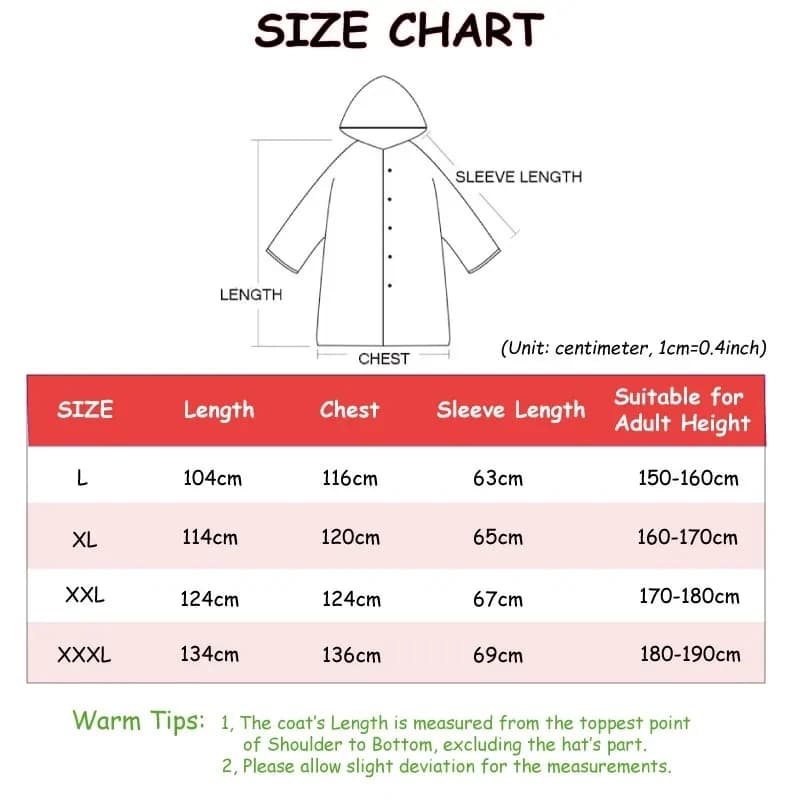 Imperméable long imperméable à capuche pour adultes, manteau de pluie noir pour femmes et hommes, randonnée en plein air, voyage, pêche, escalade, épaissi, mode