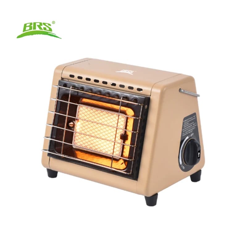 Chauffage de tente portable BRS-H23 1500W, chauffage extérieur au butane avec vanne de contrôle, chauffage infrarouge pour terrasse, camping et hiver