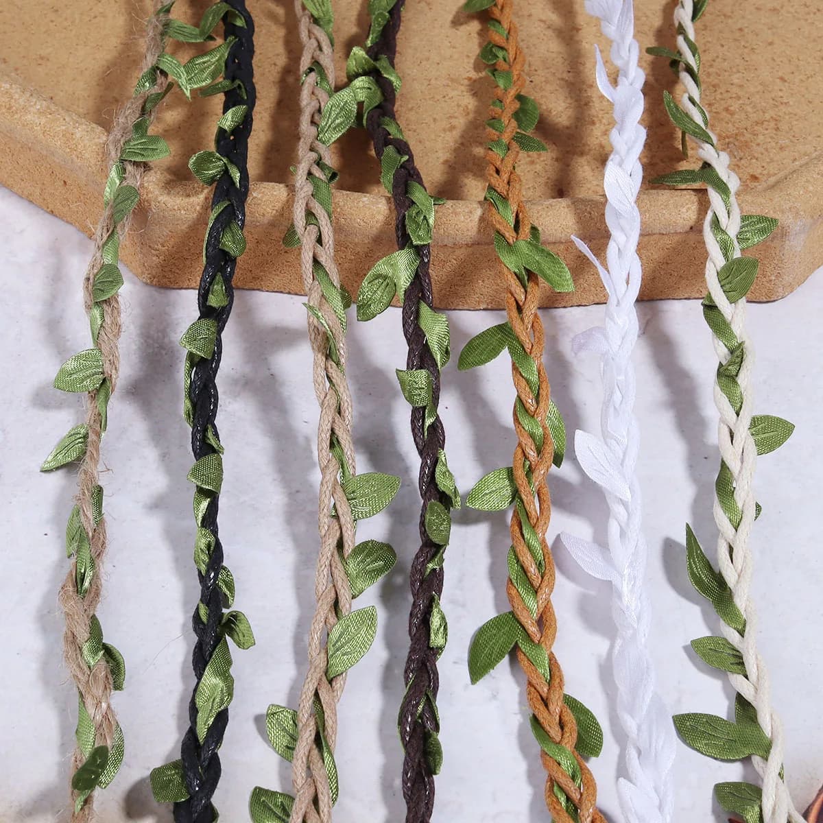 Feuilles de vigne artificielles en rouleau