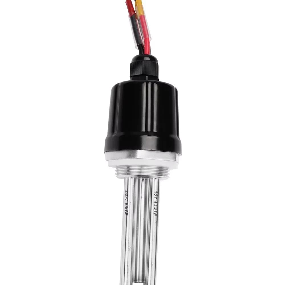 DERNORD chauffe-eau électrique 220V 1500W & 48V 550W chauffe-eau solaire combiné avec régulateur de température élément chauffant SUS304