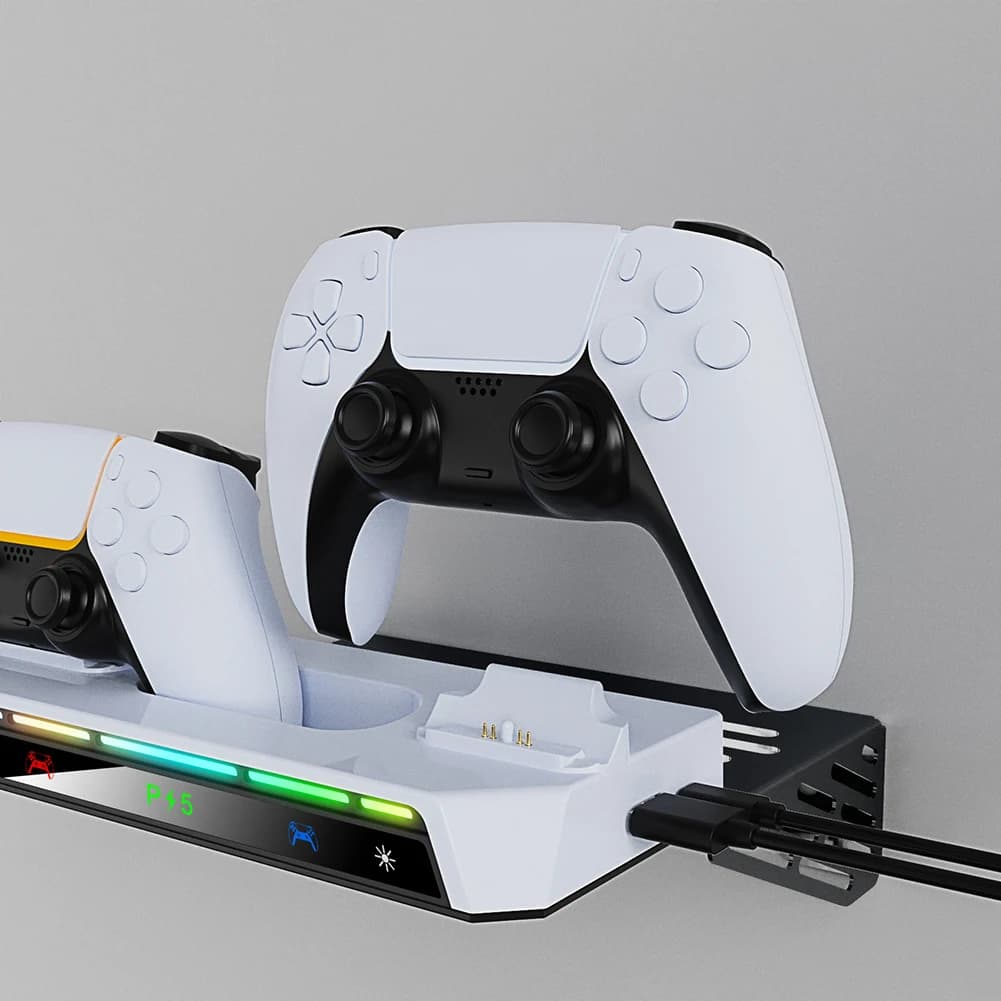 Base de Support pour Console Sony PS5 Playstation PS 5 Pro, Support mural mince, contrôleur de chargeur, Station de jeu de charge