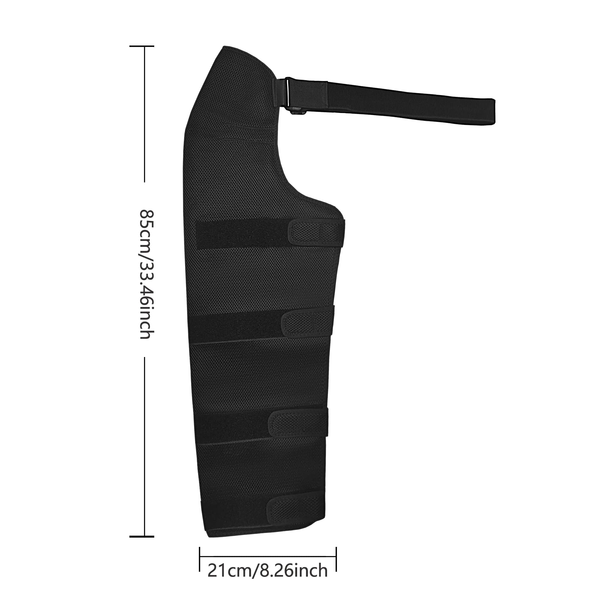 Coussin chauffant massant pour jambes longues avec masseur vibrant, chauffe-jambes électrique, enveloppe chauffante pour soulager les douleurs aux hanches, cuisses, genoux et mollets