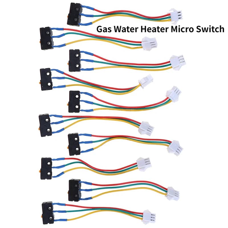 Micro interrupteur de chauffe-eau à gaz, petit interrupteur marche-arrêt sans éclaboussure, 0,6x1x2cm, vente en gros, 10 pièces