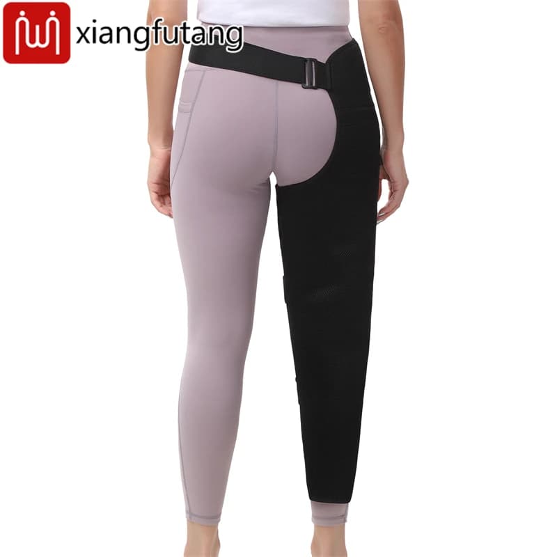 Coussin chauffant massant pour jambes longues avec masseur vibrant, chauffe-jambes électrique, enveloppe chauffante pour soulager les douleurs aux hanches, cuisses, genoux et mollets