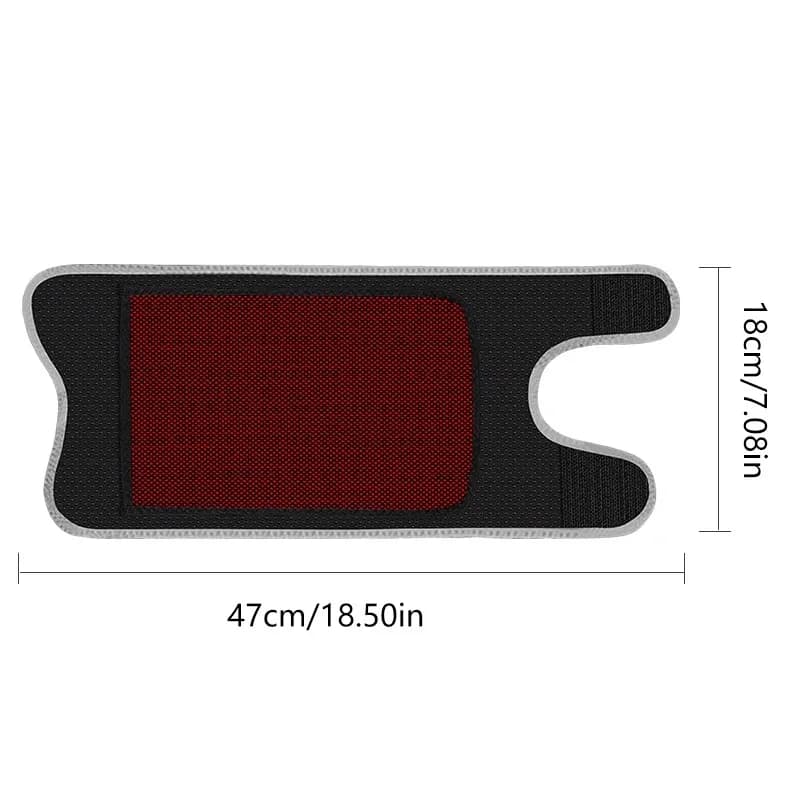 Ceinture chauffante et massante à lumière rouge pour bras, flexible, à chauffage rapide, enveloppante, avec 3 niveaux de chauffage et 3 réglages de minuterie