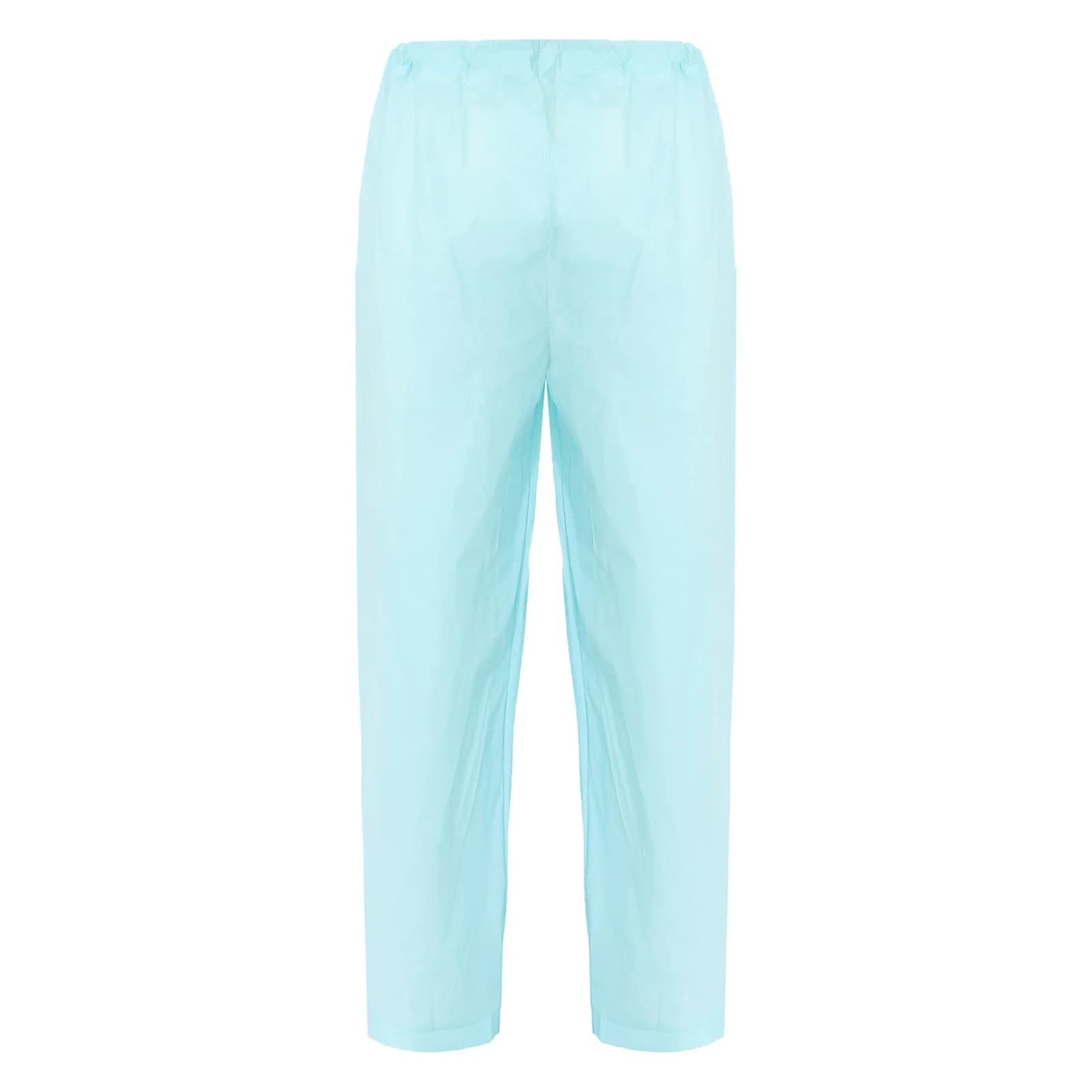 Pantalon de pluie à jambes larges pour hommes et femmes, pantalon imperméable, taille élastique, léger et portable, pour la pêche, la randonnée, le travail