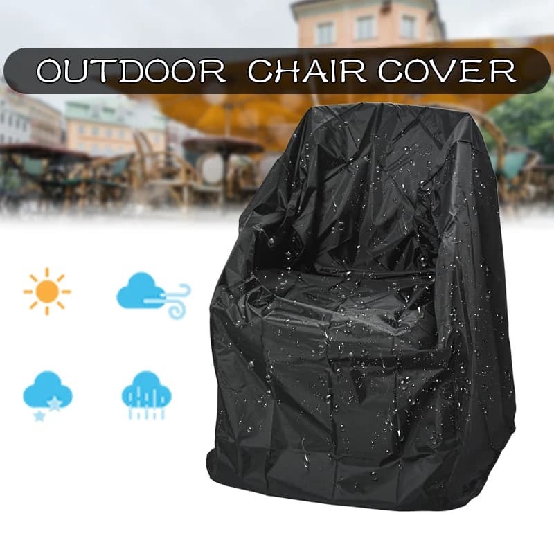 Housse de Protection imperméable pour chaises de jardin extérieur