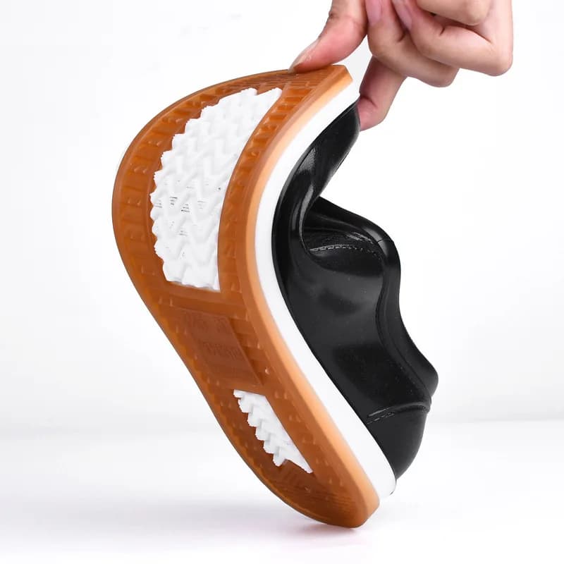 Bottes de pluie courtes pour hommes, antidérapantes, résistantes à l'usure, imperméables, pour la pêche, la cuisine, le travail, bottes basses en plastique pour toutes les saisons