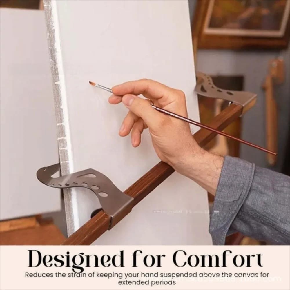 Support de table pour artiste en bois, réglable en hauteur et en angle, robuste, pour peinture à l'huile, avec conception suspendue pour une meilleure stabilité