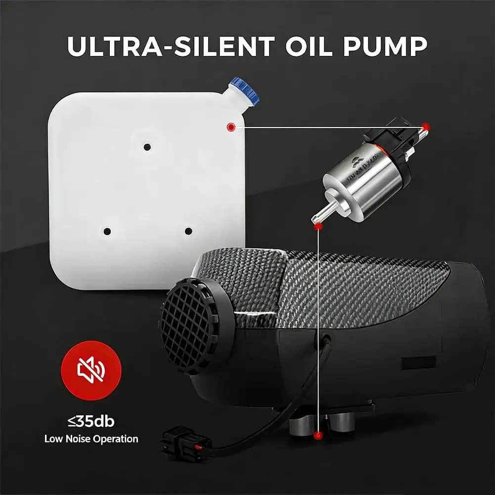Pompe à carburant pour chauffage d'appoint 12V, 22ML, pompe à huile à très faible bruit pour Webasto, Eberspacher, accessoires de chauffage de voiture