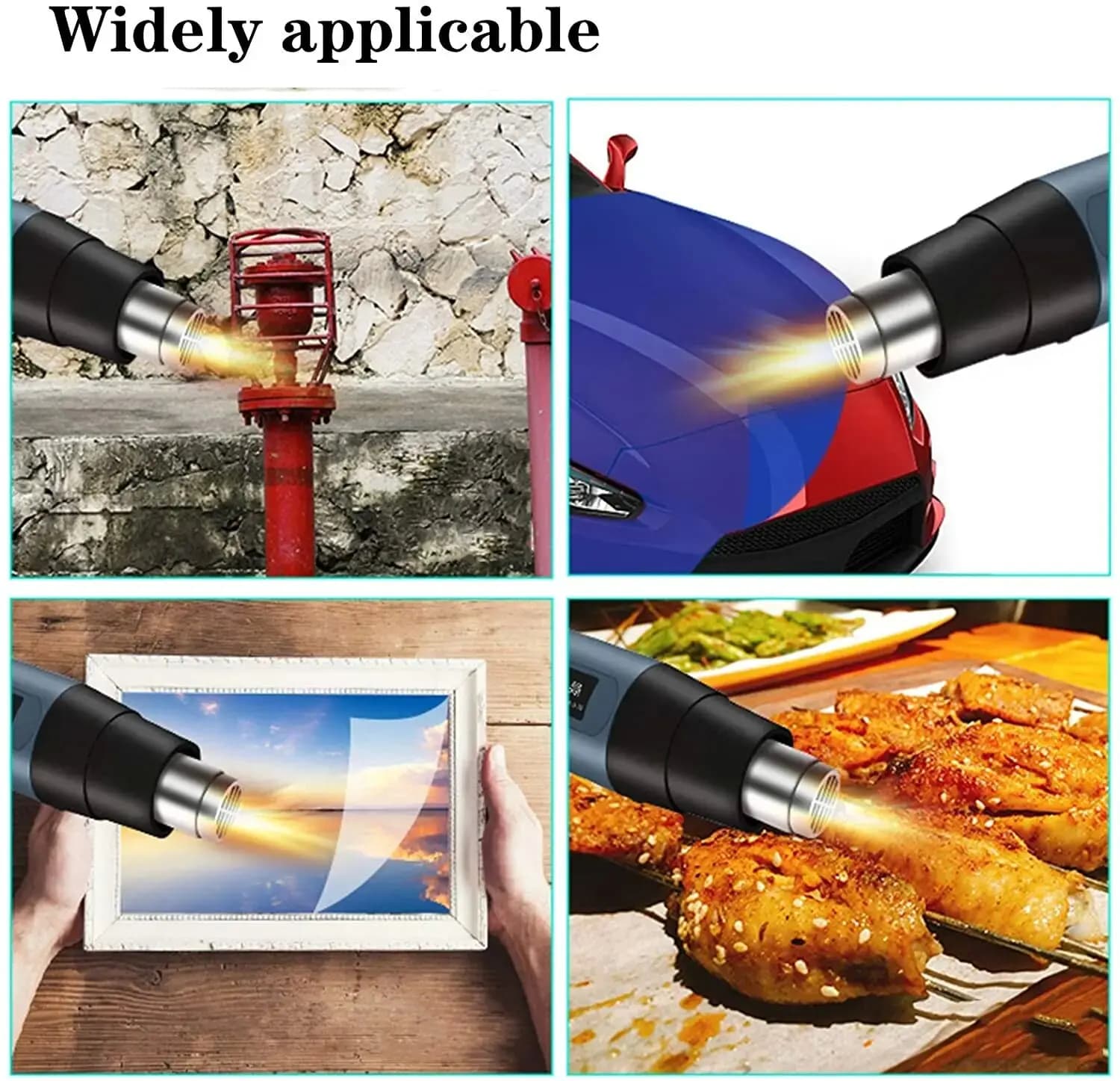 Nouveau pistolet à air chaud 2026, 2500W, électrique, à température réglable, avancé, 220V