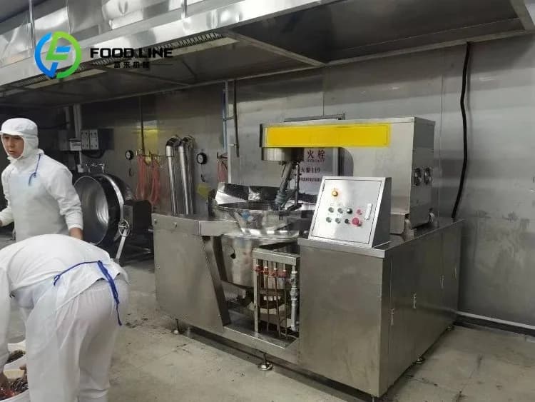 Machine de cuisson industrielle à agitation planétaire, mode de agitation multidirectionnel, évite la combustion des matériaux, assure un chauffage uniforme pendant le traitement